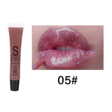 Glitter Liquid Lipstick Long Lasting Waterproof Moisturizing Candy Color Lip Gloss