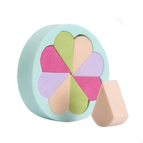 Sponge Cosmetic Puff 8 PCS Make Up Sponge Face Soft Women Lady Beauty Makeup Foundation Contour Facial Sponges Powder Puff