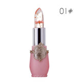 Flower Lipstick Color Jelly Transparent Temperature Change matte lipstick set