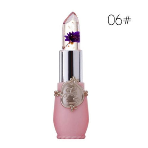 Flower Lipstick Color Jelly Transparent Temperature Change matte lipstick set