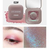 Novo Brand 9 Colors Glitter Galaxy Eye Shadow Palette Pigment Shimmer Matte Eyeshadow Makeup Flash Shine Diamond Shadow Kit