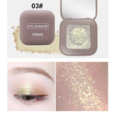 Novo Brand 9 Colors Glitter Galaxy Eye Shadow Palette Pigment Shimmer Matte Eyeshadow Makeup Flash Shine Diamond Shadow Kit
