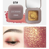 Novo Brand 9 Colors Glitter Galaxy Eye Shadow Palette Pigment Shimmer Matte Eyeshadow Makeup Flash Shine Diamond Shadow Kit