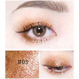 5 Color Makeup Eye Shadow 1pc Pearlescent Metals Glitter Liquid Eyeshadow Single Blend Sparkling Smooth Eyes Cosmetics TSLM2