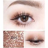 5 Color Makeup Eye Shadow 1pc Pearlescent Metals Glitter Liquid Eyeshadow Single Blend Sparkling Smooth Eyes Cosmetics TSLM2