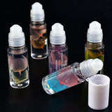 Crystal Lipstick Lips Nutritious Lip Oil Clear Roller Ball Dried Flowers Lip Essence Long Lasting Moisturizing Shiny Lip Gloss