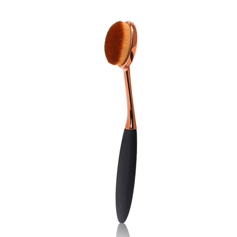 Dighealth Foundation Oval Makeup Brush Soft Toothbrush Type Cosmetic Face Powder Foundation Brush Synthetic Hair Woman Makeup