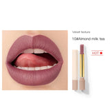 Pudaier Cigarette tube Lipstick for Lips Makeup Matte Lipsticks Long Lasting Natural Moisture Lip Stick of Cool Girl Cosmetics