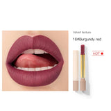 Pudaier Cigarette tube Lipstick for Lips Makeup Matte Lipsticks Long Lasting Natural Moisture Lip Stick of Cool Girl Cosmetics
