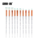 MAANGE 4/10Pcs New Diamond Makeup Brushes Set Women Foundation Powder Blush Eye shadow Lip Cosmetic Colorful for Make Up Tools