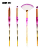 MAANGE 4/10Pcs New Diamond Makeup Brushes Set Women Foundation Powder Blush Eye shadow Lip Cosmetic Colorful for Make Up Tools