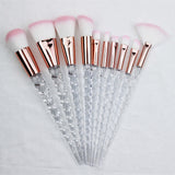 10pcs Unicorn Makeup Brushes Sets Maquiagem Foundation Powder Cosmetic Blush Eyeshadow Women Beauty Glitter Make Up Brush Tools