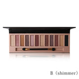 Marque 12 couleurs miroitant mat fard à paupières nu Palette de maquillage pigmenté longue durée ombre à paupières naturel yeux cosmétiques avec brosse
