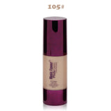 Brand Women Pro 6 Colors Nude Makeup Face Foundation Liquid Cover Concealer Moisturizing Facial Base Cream Form Music Flowers