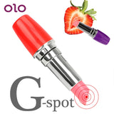 OLO Lipsticks Vibrator Mini Secret Bullet Vibrator Clitoris Stimulator G-spot Massage Sex Toys for Woman Masturbator Quiet