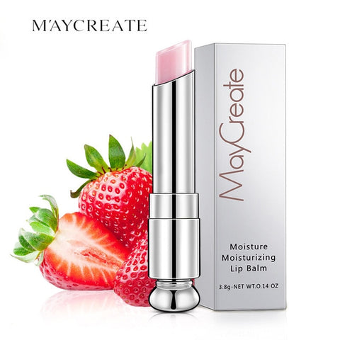 2/1 Pcs Lip Care Nourishing Makeup Lemon Strawberry Flavor Lip Balm Moisturizer Lipstick Makeup Anti-cracking lip Balm TSLM2