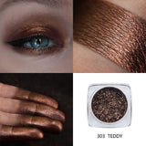 PHOERA Metallic Diamond Single Color Payoff Shimmer Eyeshadow Makeup Palette Glitters Powder Eye Shadow Pigmented Smoky Eyelids