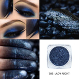 PHOERA Metallic Diamond Single Color Payoff Shimmer Eyeshadow Makeup Palette Glitters Powder Eye Shadow Pigmented Smoky Eyelids
