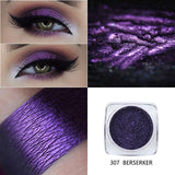 PHOERA Metallic Diamond Single Color Payoff Shimmer Eyeshadow Makeup Palette Glitters Powder Eye Shadow Pigmented Smoky Eyelids