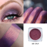 PHOERA Metallic Diamond Single Color Payoff Shimmer Eyeshadow Makeup Palette Glitters Powder Eye Shadow Pigmented Smoky Eyelids